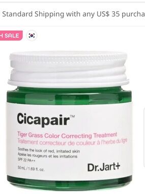 Dr. Jart Cicapair Tiger Grass Color Correcting Treatment